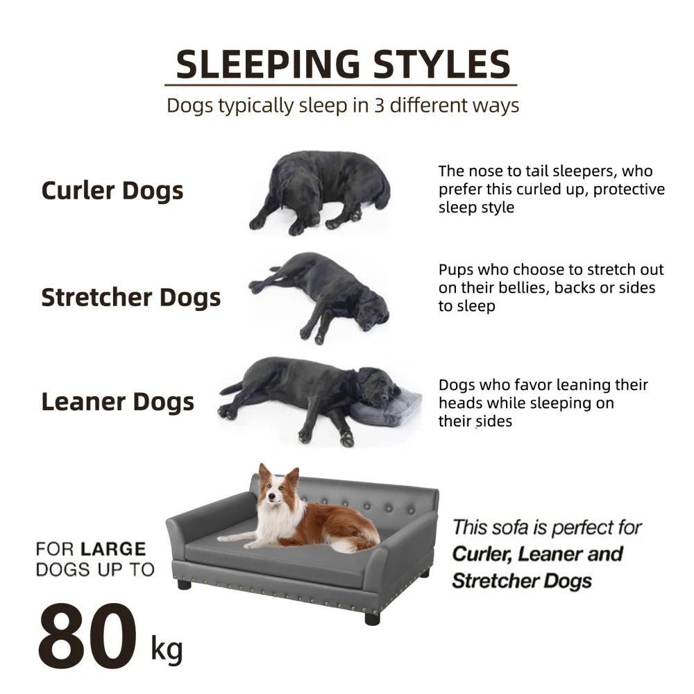 Microfiber Leather Dog Sofa Mat