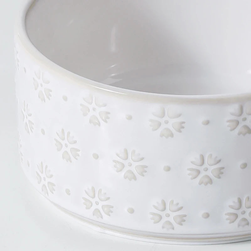 Elevated Ceramic Pet Bowl Set