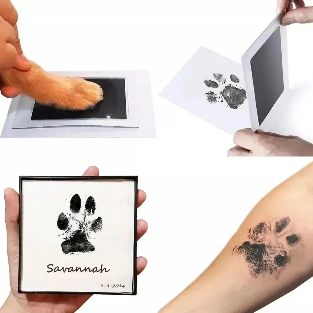 Pet Paw Print Inkless Impression Kit